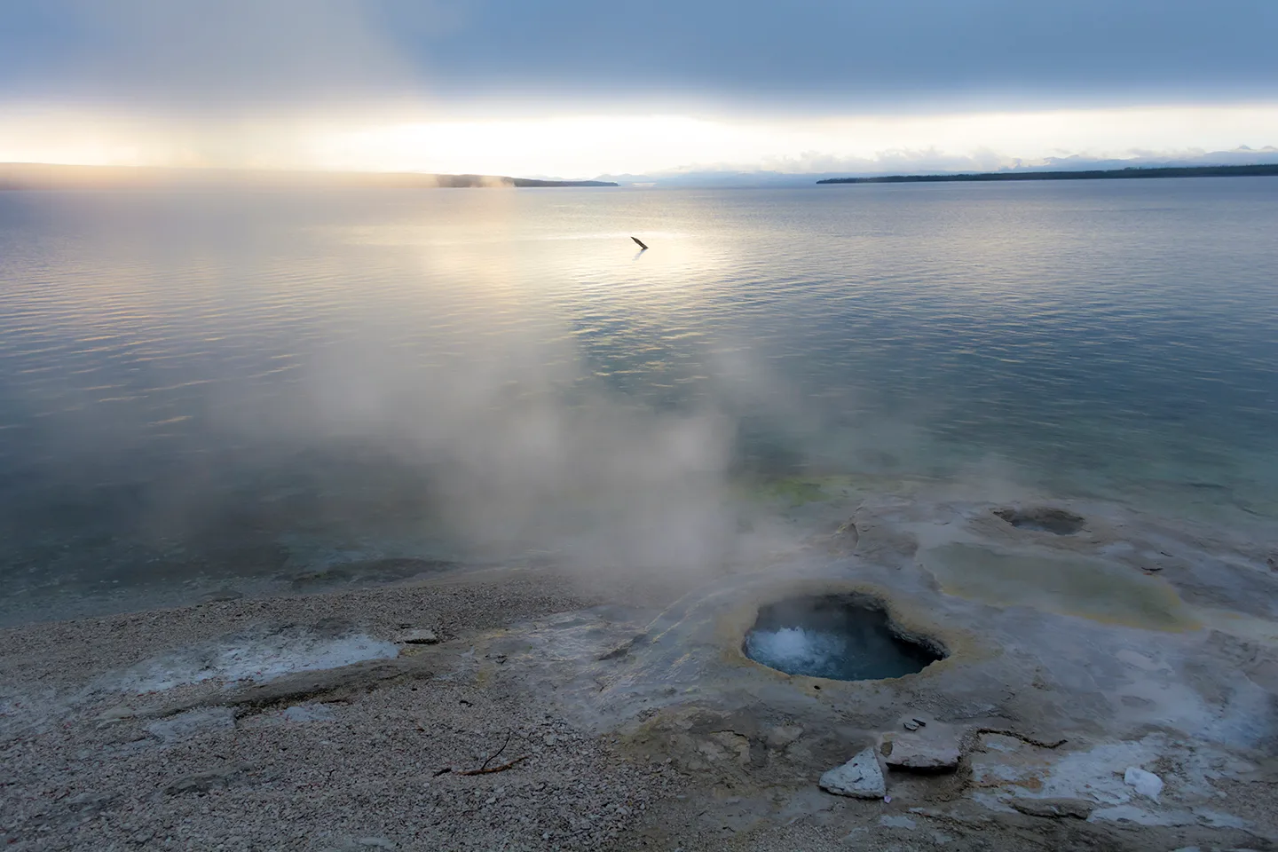 Yellowstone In the Mist