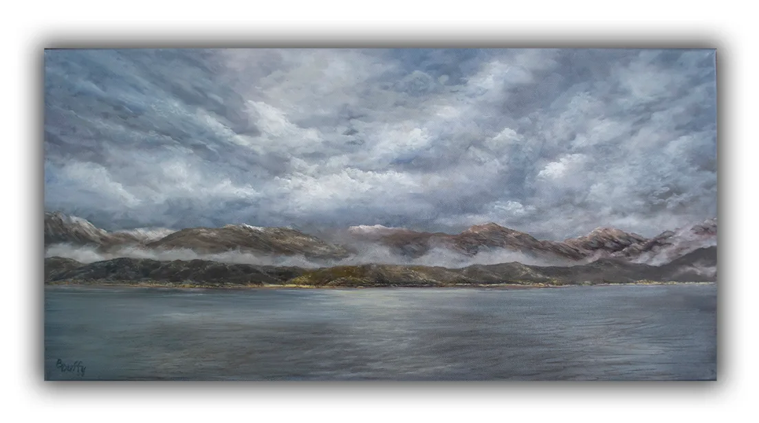 Grand Tetons Over the Lake