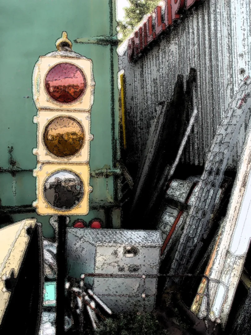 Stoplight Underpaint Outline