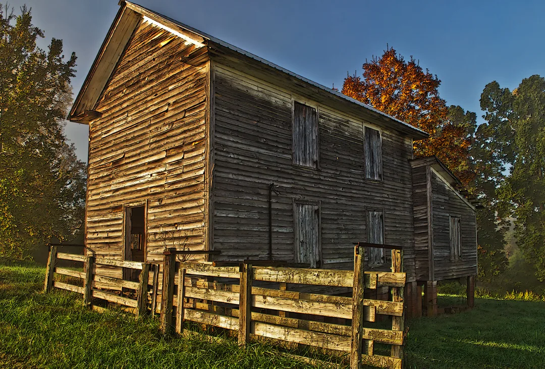 Old Building Oct 18 Poster Edge