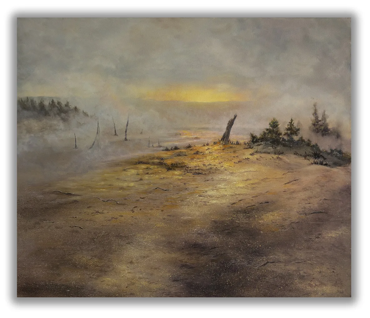 Yellowstone Foggy Morn