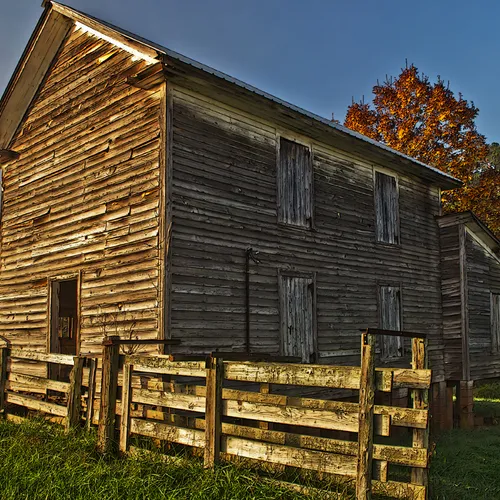 Old Building Oct 18 Poster Edge