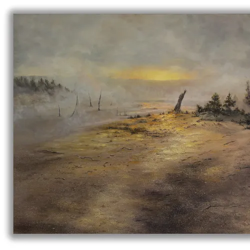 Yellowstone Foggy Morn