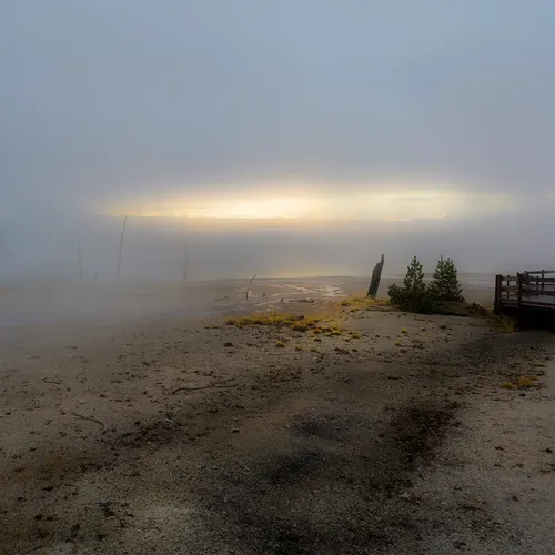 Yellowstone in the Mist 2